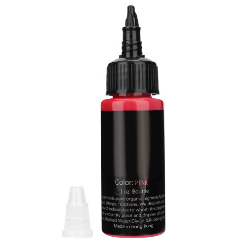 Pflanzliche Semi-Permanent Tattoo-Tinte Pink 1