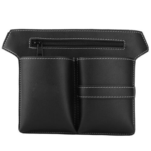 Friseur-Scherenhalter-Taschenhalter-PU-Leder-Schwarz