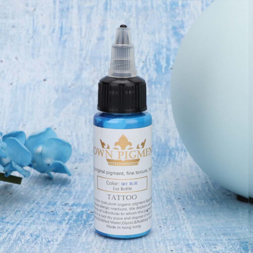 Semi-permanent Tattoo Tinte Hellblau 30ml 2
