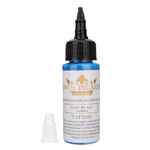 Semi-permanent Tattoo Tinte Hellblau 30ml 1
