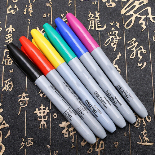 6x Waterdichte Tattoo Marker Pen Semi-permanent 2