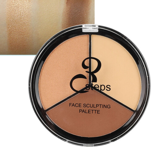 3in1 Makeup Palette Face Highlight Concealer Contour 2