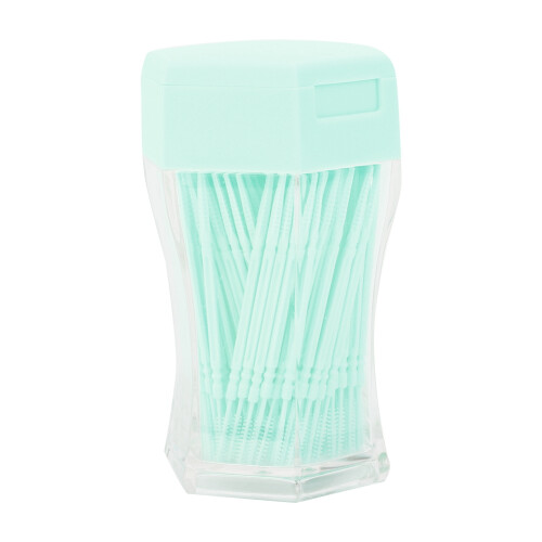 200pcs Double Head Toothpick Green (Tartar Removal)