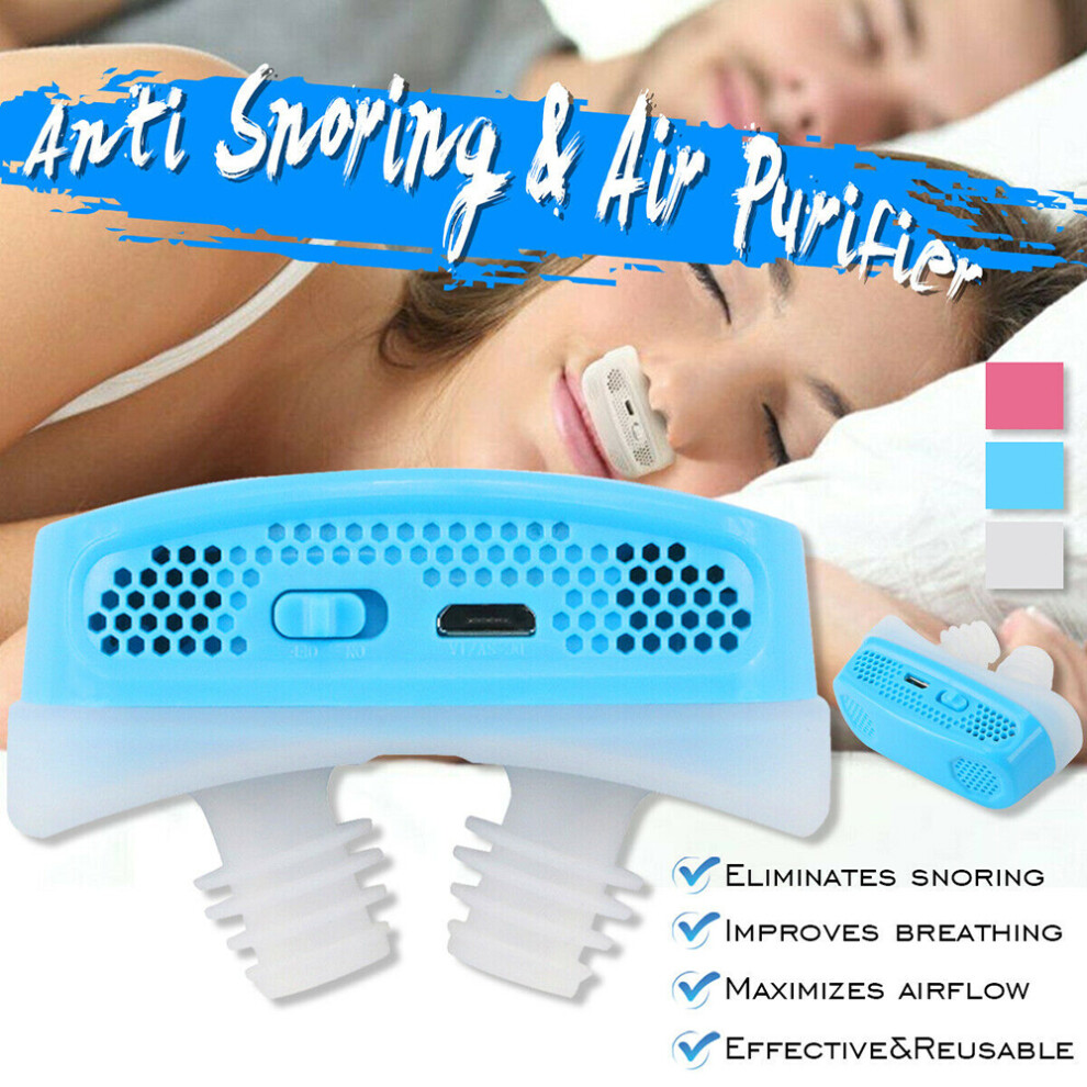 Micro CPAP Anti-Snoring Sleep Apnea Stop Snore Aid