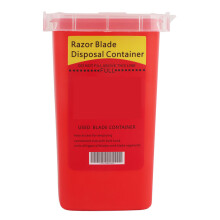 Disposal Container Case Waste Tattoo Blade Syringe Needle Storage Red