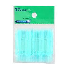 100st dubbele tanden floss pick groen