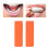 Aligner Chewies Orthodontics Bite Retainer Orange 4