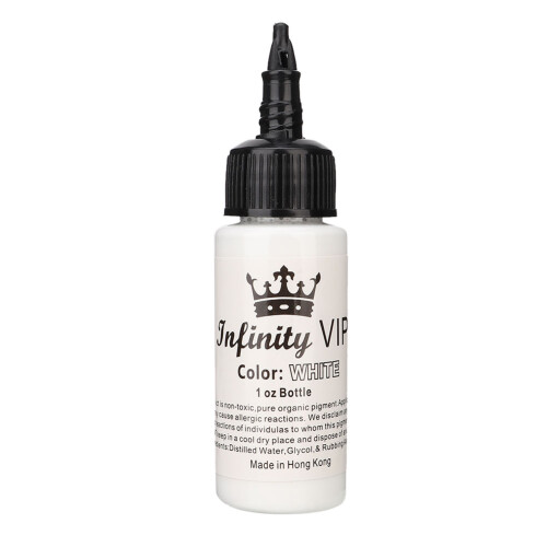 30ml Semi-Permanent Tattoo Tinte Weiß Langlebig 1