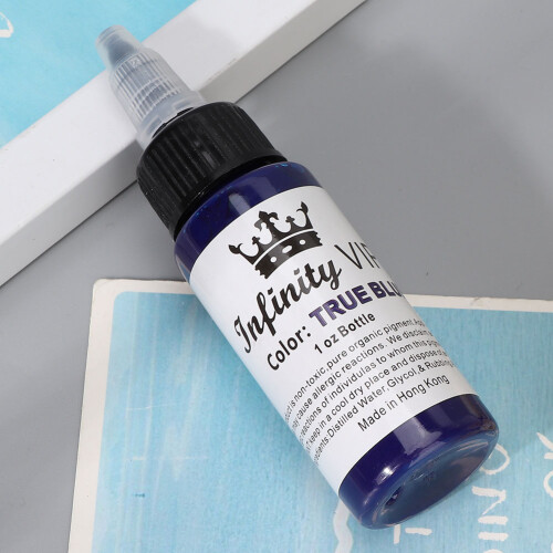30ml Semi-Permanent Tattoo Tinte Blau Langlebig 2