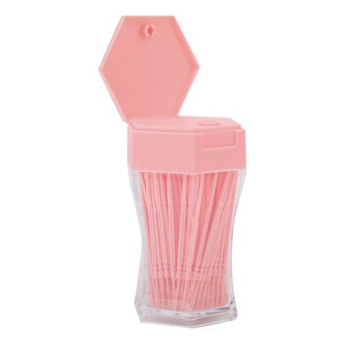 200pcs Double Head Toothpicks Pink 1