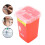 Disposal Container Case Waste Tattoo Blade Syringe Needle Storage Red 5