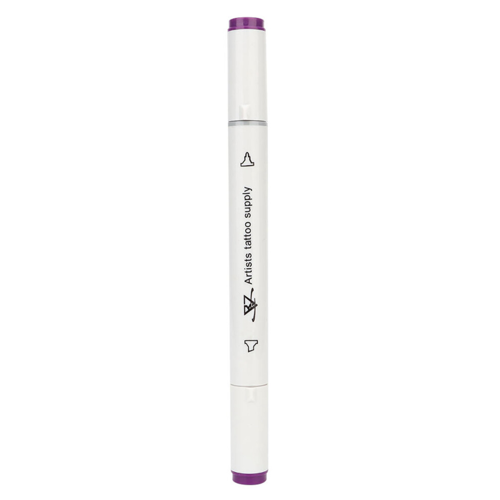 Dark/Purple Double End Tattoo Marker Pen