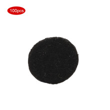 100pcs Black Round Filter Pads 10mm for Blackhead Removal