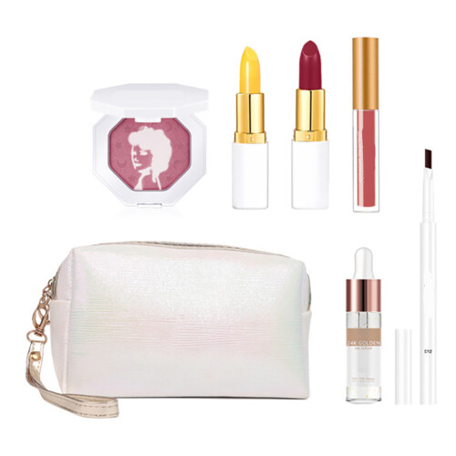 Makeup-Set: Augenbrauenstift, Lippenstift, Serum