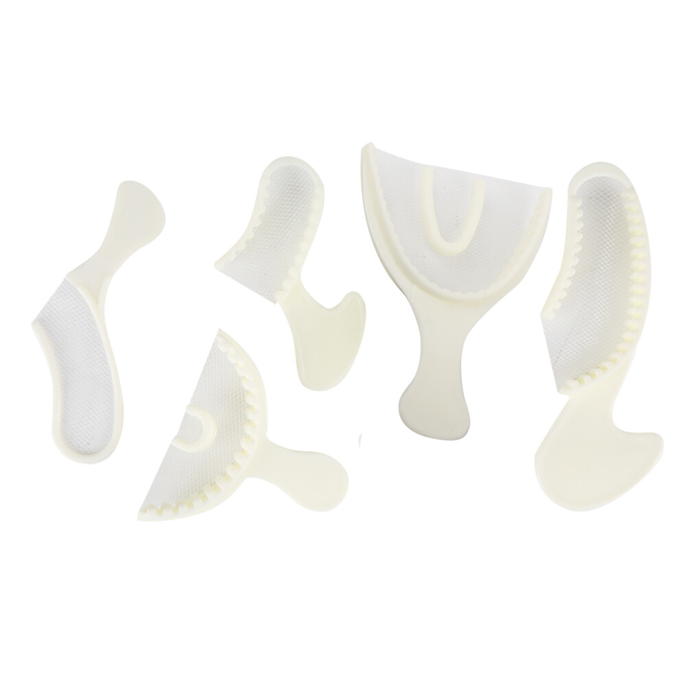 5pcs Teeth Dental Trays Denture Oral Care Support Tools
