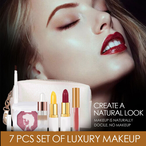 Makeup-Set: Augenbrauenstift, Lippenstift, Serum 2