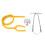 Single Head Stethoscoop Aluminium Echo Yellow 1