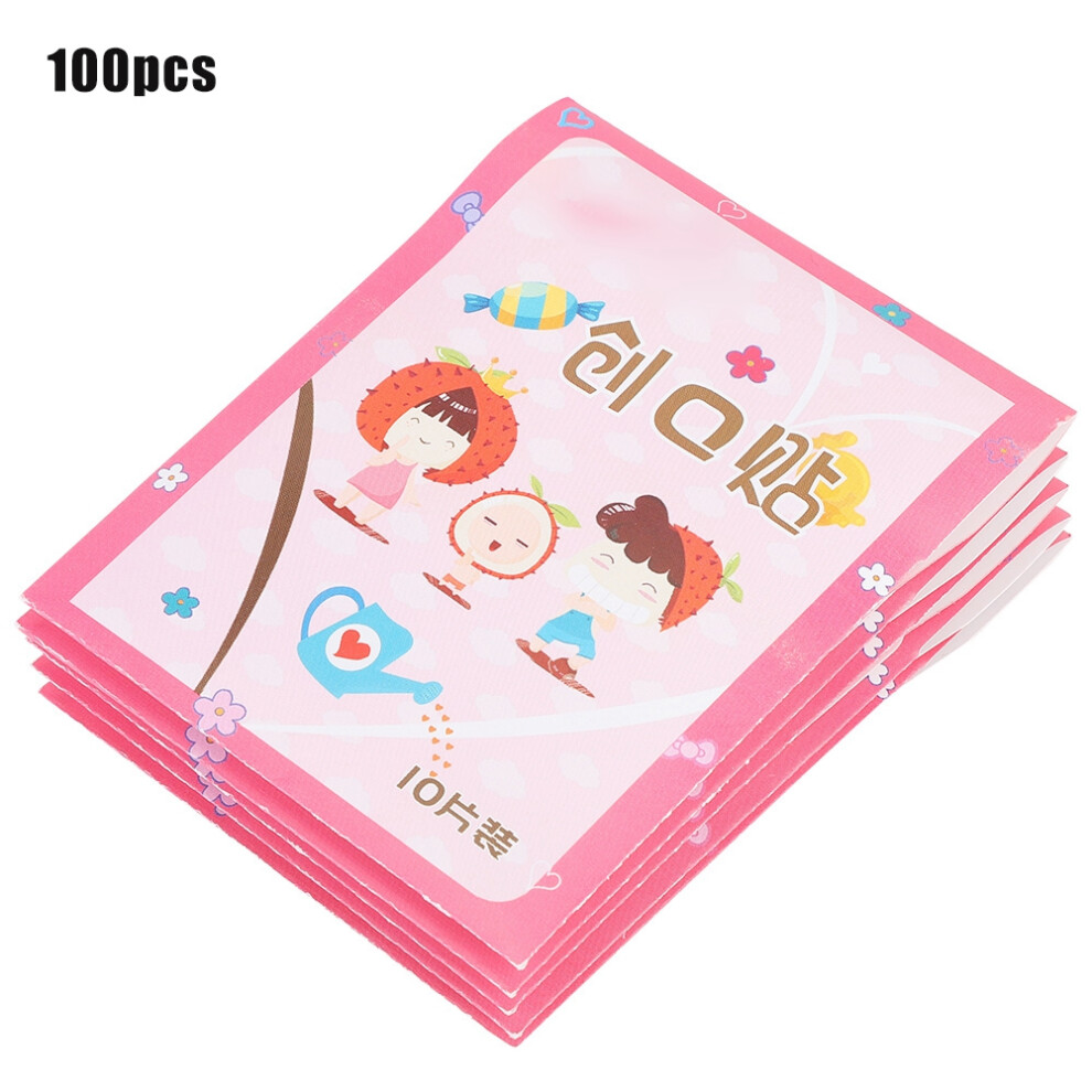 100Pcs Cartoon Breathable Bandage Waterproof Wound Patch