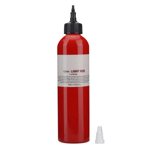 250ml Pflanzenextrakt-Tätowierfarbe Rot 1