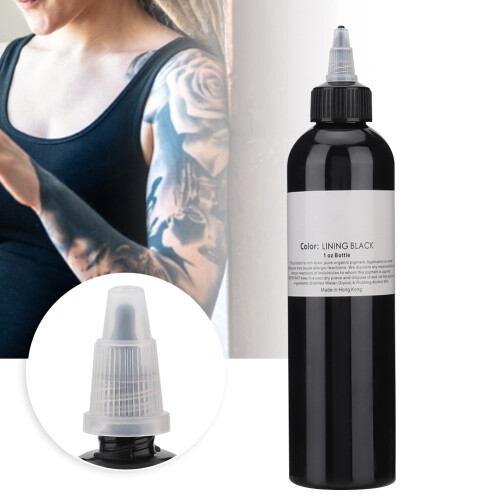 250ml Pflanzen-Extrakt Tattoo-Tinte Schwarz 2
