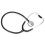 Professional Single Head Stethoscope Heart Lung Detection (Black) 3