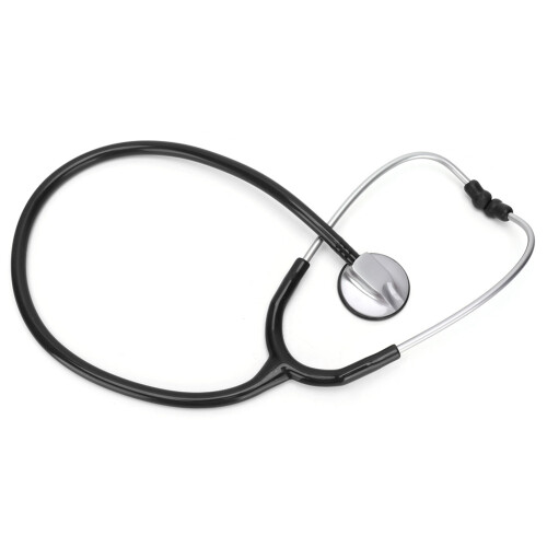Professional Single Head Stethoscope Heart Lung Detection (Black) 2