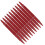 10x Doppelseitiger Tattoo-Marker (Rot) 4
