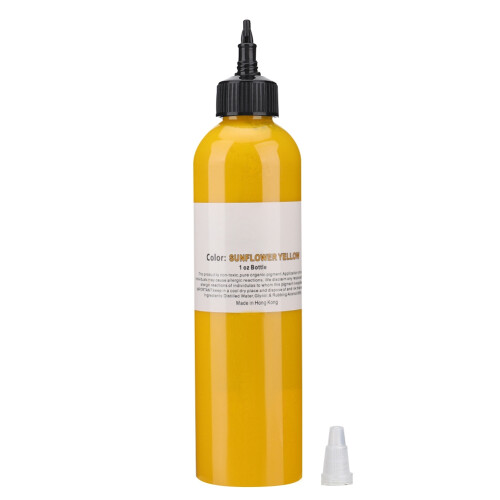 250ml Pflanzentinte Tattoo (Gelb) 1