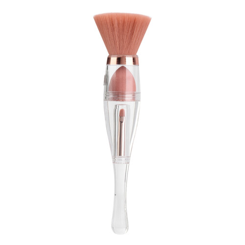 Set pennelli trucco 3 in 1 viso occhi labbra 1