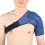 Navy blue fork design compression shoulder pad L Size 1