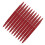 10x Doppelseitiger Tattoo-Marker (Rot) 3
