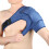 Navy blue fork design compression shoulder pad L Size 3