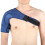 Navy blue fork design compression shoulder pad L Size 2