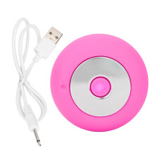 Mini-Ultraschall-Gesichtsreiniger Silikon-Beautytool (Pink)