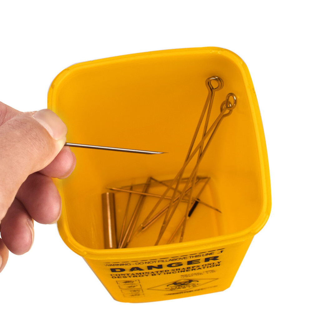 Tattoo Waste Box Needle Waste Bin With Lid 448787250728