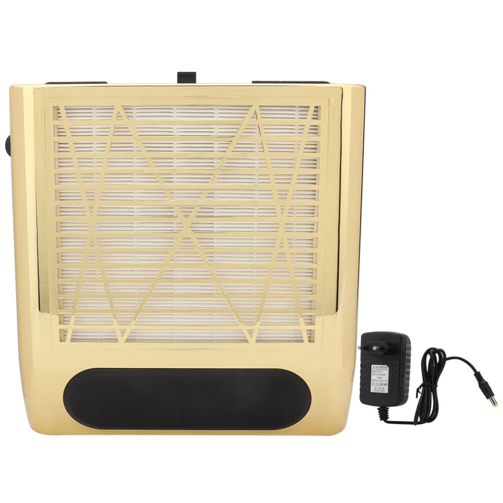 80W Nail Dust Collector Strong Suction Vacuum Cleaner Gold 448787250636