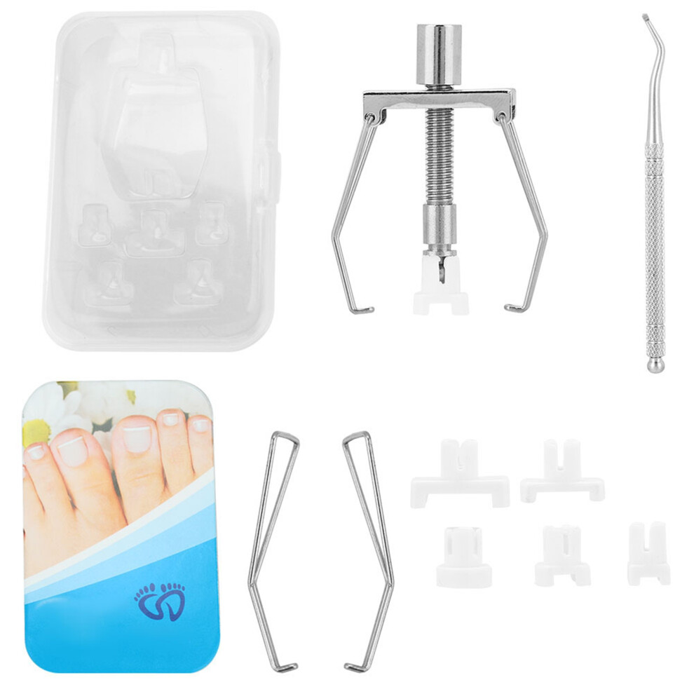 Ingrown Toenail Fixer Adjustable Toe Paronychia Corrector Tool Set