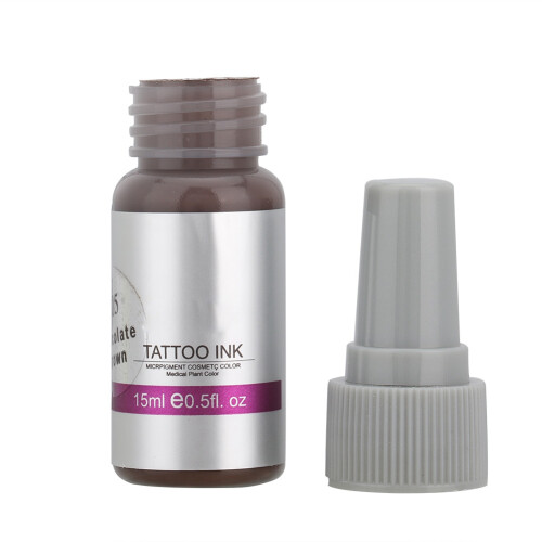 15ml Chocolade Wimper & Wenkbrouw Tattoo Inkt 2