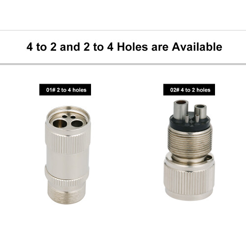 Dental High Speed Handpiece Turbine Adapter 2-4 Hole 2