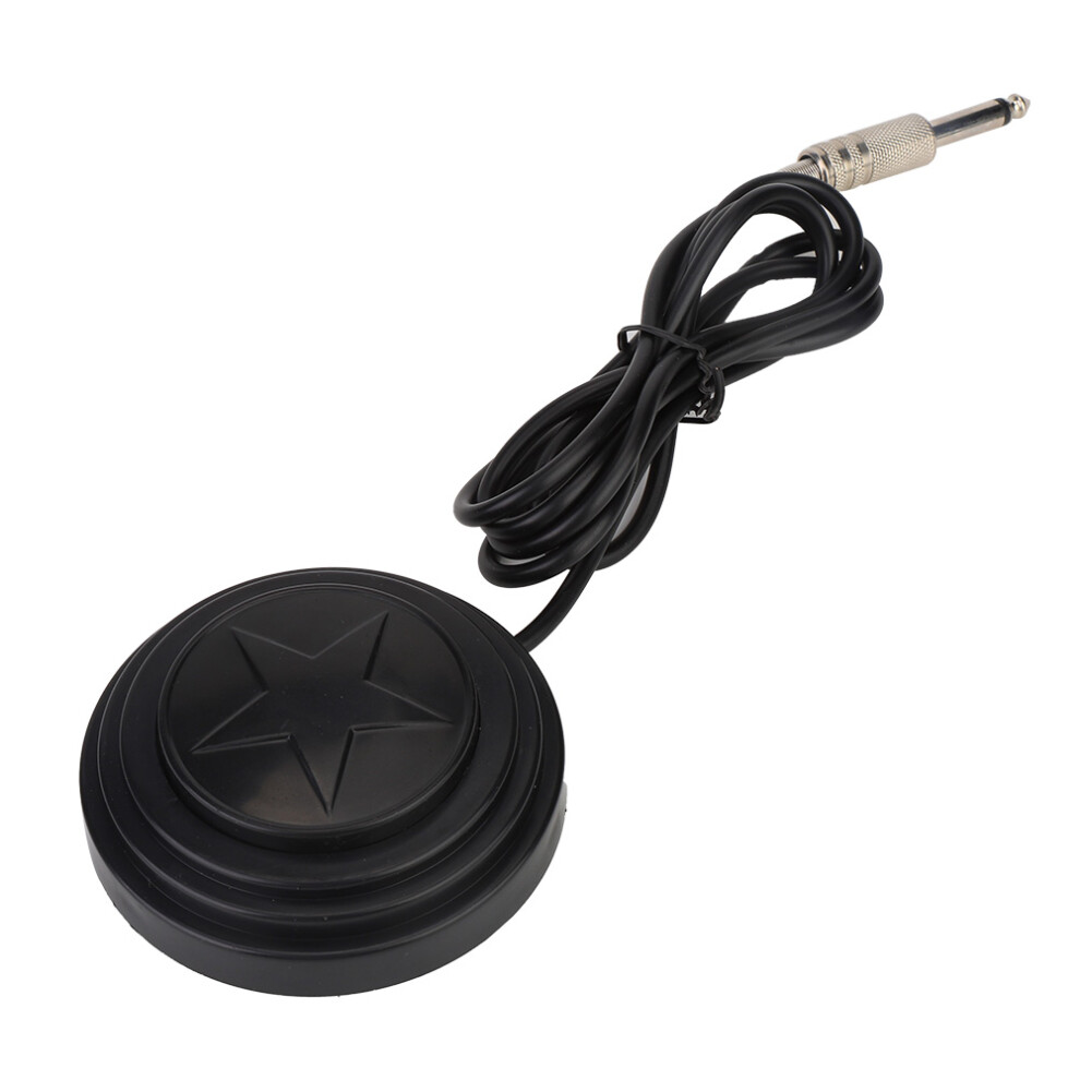 Black Round Star Tattoo Foot Pedal