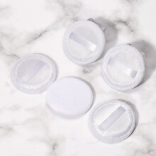 5x Puder-Puff aus weicher Baumwolle für lose Puder