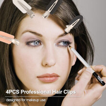4x Professionele Metalen Haarclips (Kreukvrij)