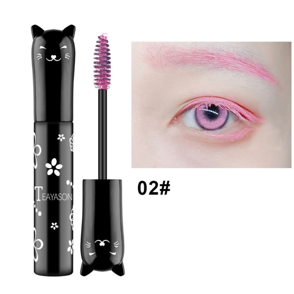 Women Colorful Curling Thick Lengthening Mascara Eyelashes Extension