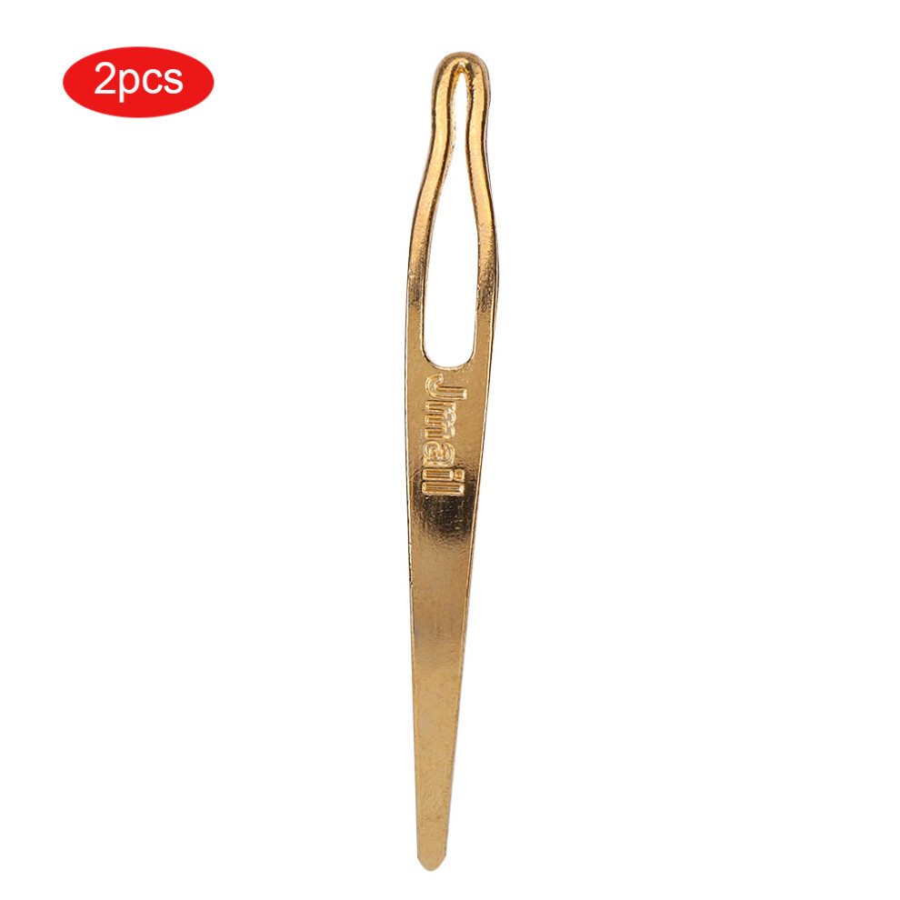 2Pcs Dreadlocks Hair Extension Crochet Hook Tools Gold