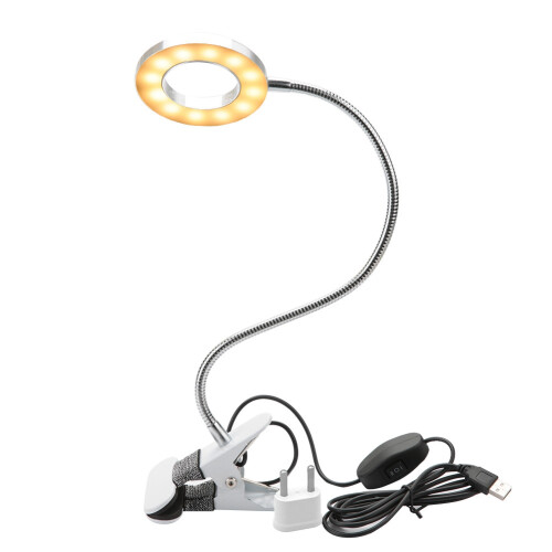USB-LED-Makeup-Lampe mit Clip 1
