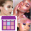 9-Farbige Eyeshadow-Palette Matte Glitzer 5