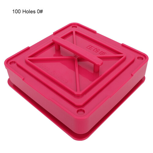 100-gats handmatige capsulevullerplaat 1