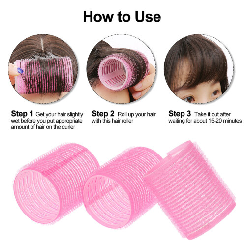 Self Grip Hair Rollers 10 Packs Salon Curling Tool 2