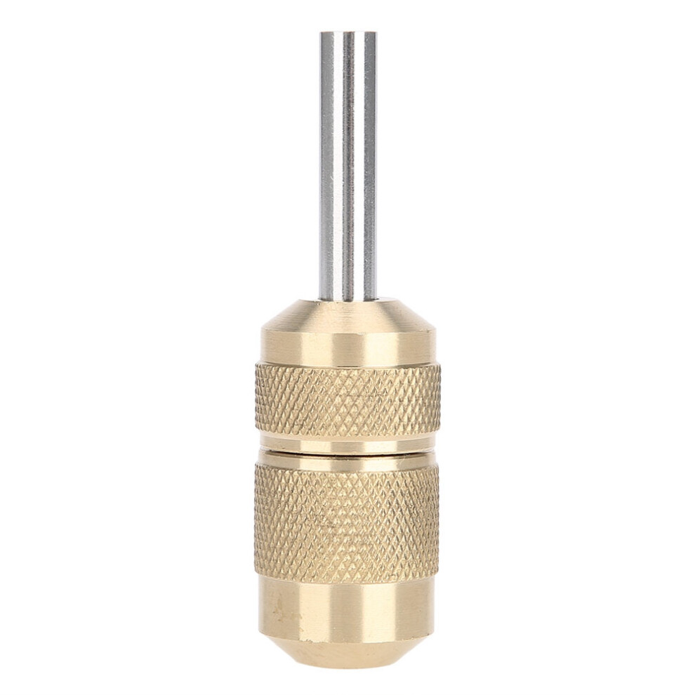 Gold 25Mm Anti-Slip Self-Locking Tattoo Machine Grip Handle