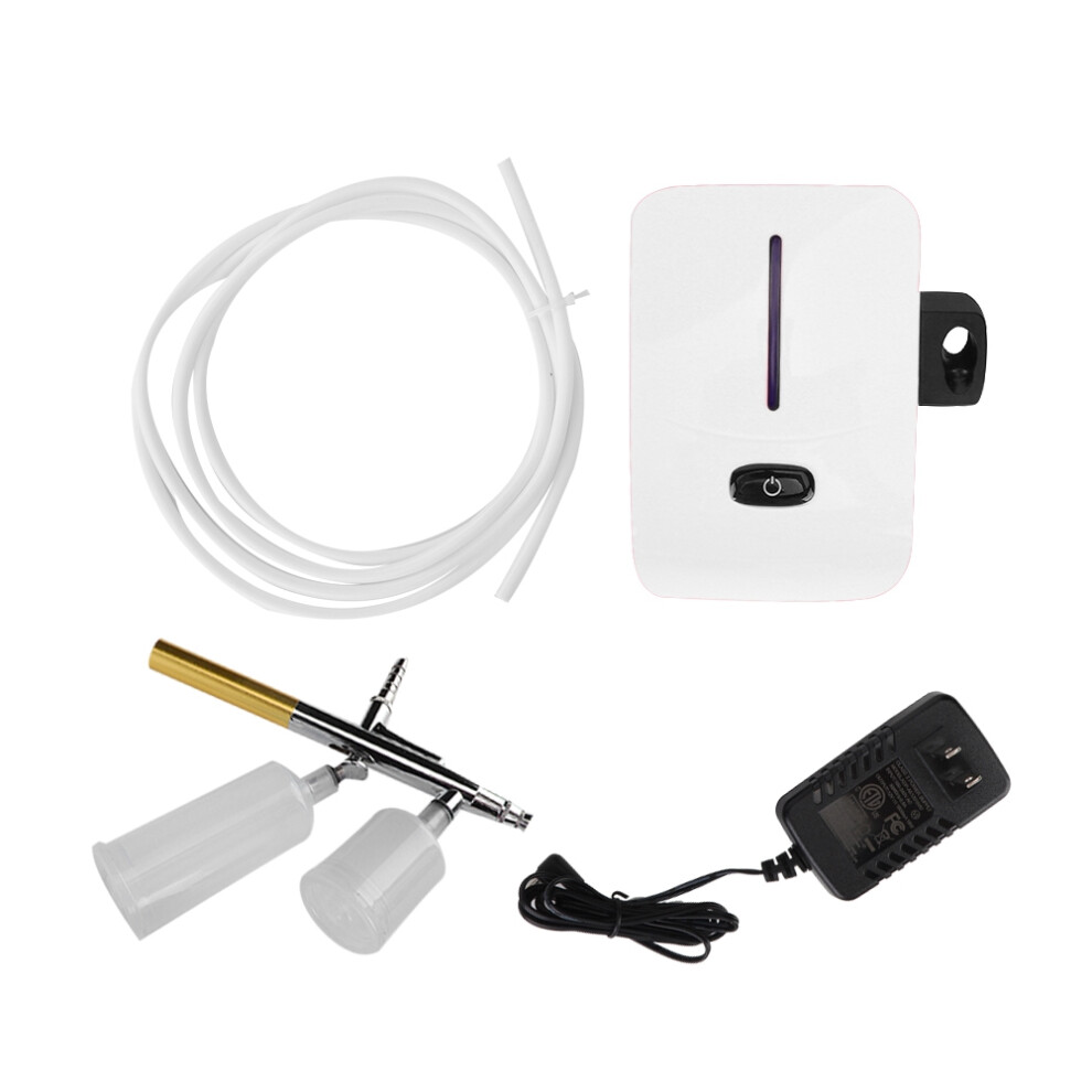 Mini Air Compressor Airbrush Oxygen Sprayer Skin Rejuvenation 448787252395